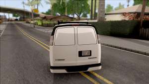 Chevrolet Express Undercover Surveillance Van для GTA San Andreas вид сзади