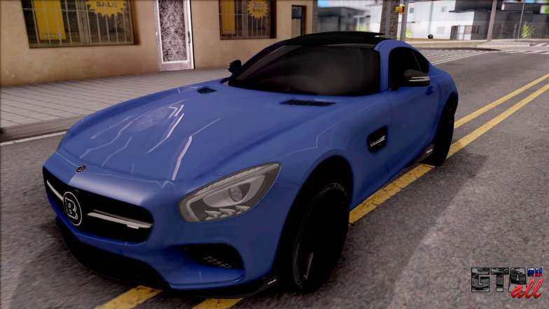 Brabus 700 Mercedes-AMG GT S для GTA San Andreas вид спереди