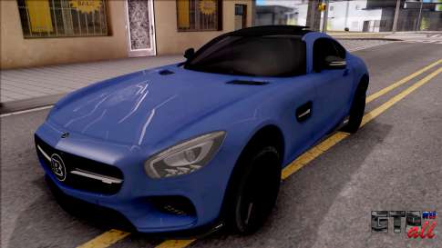 Brabus 700 Mercedes-AMG GT S для GTA San Andreas вид спереди