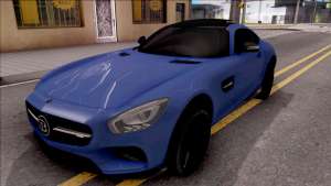 Brabus 700 Mercedes-AMG GT S для GTA San Andreas вид спереди