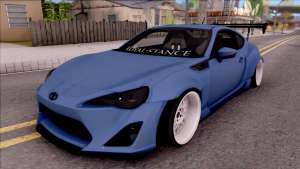 Toyota GT86 для GTA San Andreas вид спереди