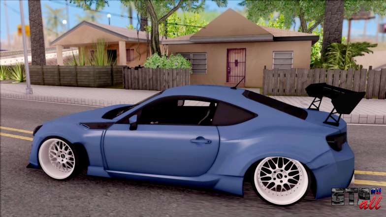 Toyota GT86 для GTA San Andreas вид сбоку