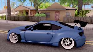 Toyota GT86 для GTA San Andreas вид сбоку