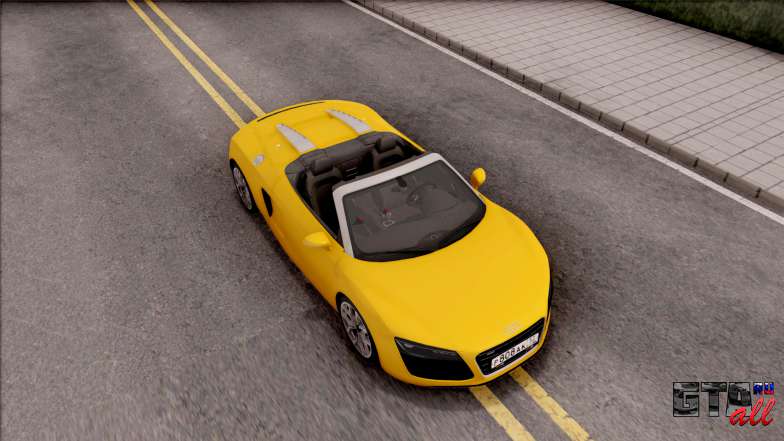 Audi R8 Cabriolet для GTA San Andreas общий вид