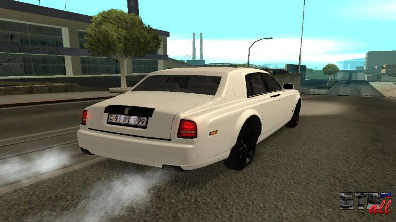 Rolls-Royce Ghost Armenian для GTA San Andreas вид сзади