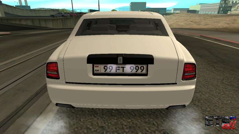 Rolls-Royce Ghost Armenian для GTA San Andreas задняя часть