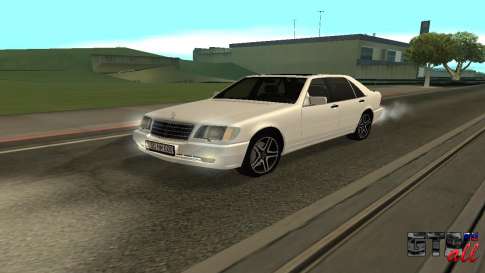 Mercedes-Benz S600 Armenian для GTA San Andreas вид спереди