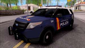 Ford Explorer Spanish Police для GTA San Andreas вид спереди