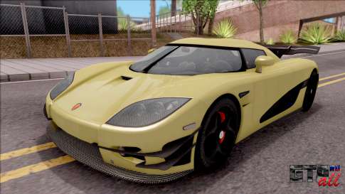 Koenigsegg CCX для GTA San Andreas вид спереди