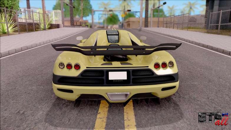 Koenigsegg CCX для GTA San Andreas вид сзади