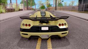 Koenigsegg CCX для GTA San Andreas вид сзади