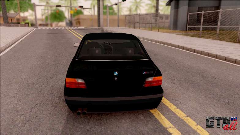 BMW M3 E36 для GTA San Andreas вид сзади