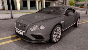 Bentley Сontinental GT для GTA San Andreas вид спереди