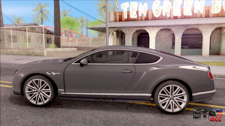 Bentley Сontinental GT для GTA San Andreas вид сбоку