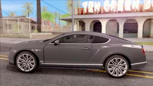 Bentley Сontinental GT для GTA San Andreas вид сбоку