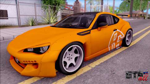 Subaru BRZ для GTA San Andreas вид спереди