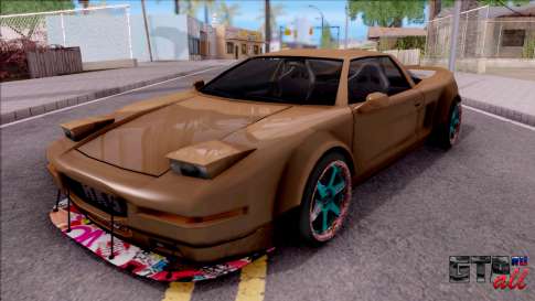 Infernus Tuning для GTA San Andreas вид спереди