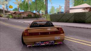 Infernus Tuning для GTA San Andreas вид сзади