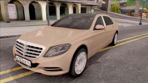 Mercedes-Maybach S600 для GTA San Andreas вид спереди