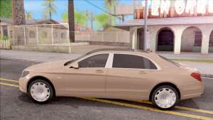 Mercedes-Maybach S600 для GTA San Andreas вид сбоку