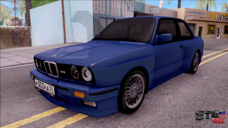 BMW M3 E30 для GTA San Andreas вид спереди