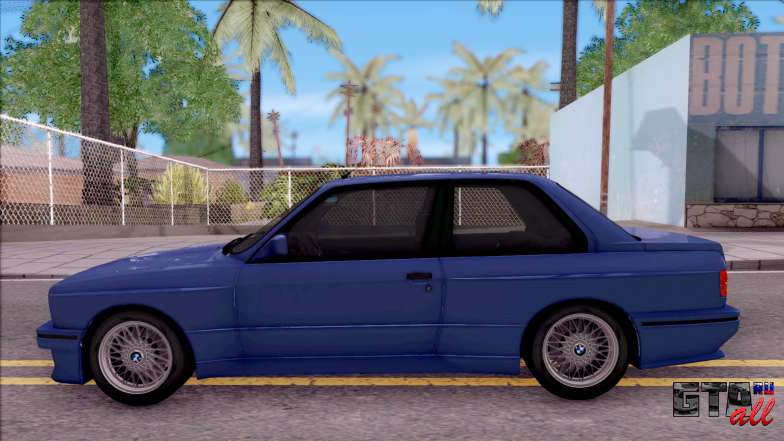 BMW M3 E30 для GTA San Andreas вид сбоку