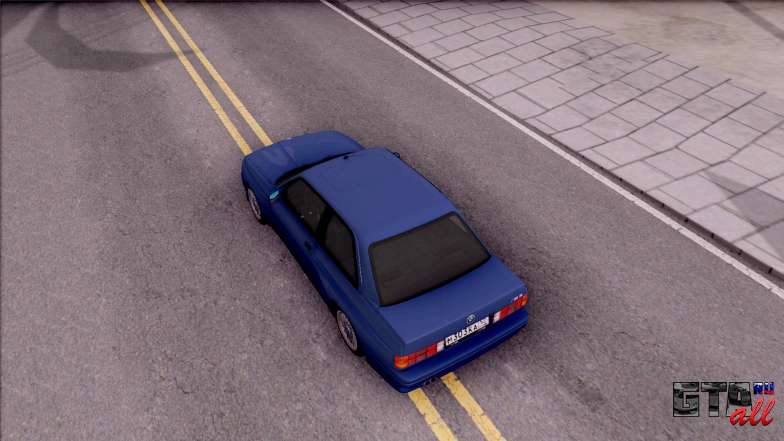 BMW M3 E30 для GTA San Andreas вид сверху