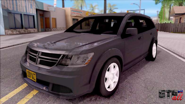 Dodge Journey 2009 для GTA San Andreas вид спереди