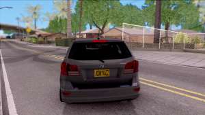 Dodge Journey 2009 для GTA San Andreas вид сзади