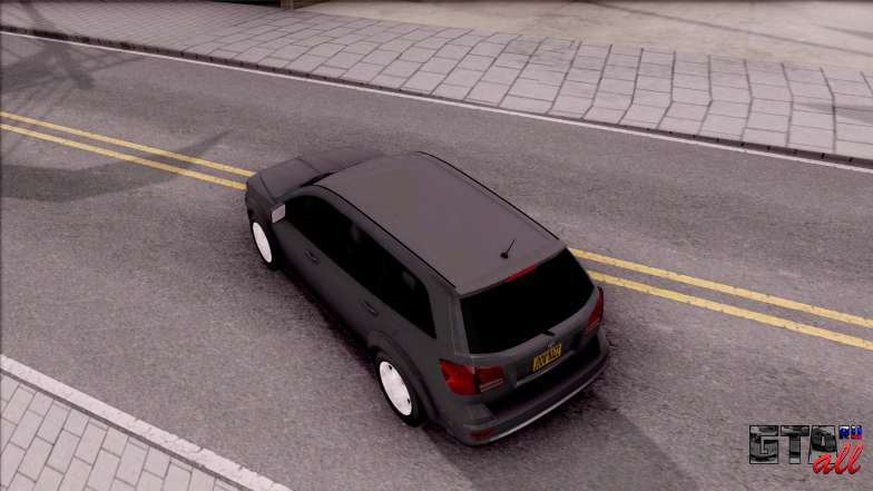 Dodge Journey 2009 для GTA San Andreas вид сверху