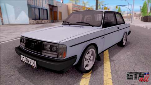 Volvo 242 InterCooler Turbo для GTA San Andreas вид спереди