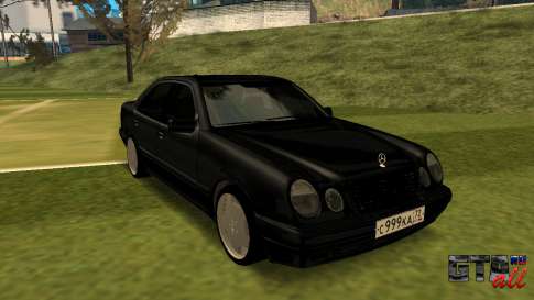 Mercedes-Benz E420 W210 для GTA San Andreas вид спереди