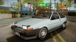 Toyota Corolla AE86 для GTA San Andreas вид спереди