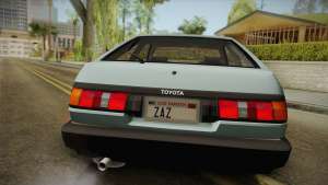 Toyota Corolla AE86 для GTA San Andreas задняя часть