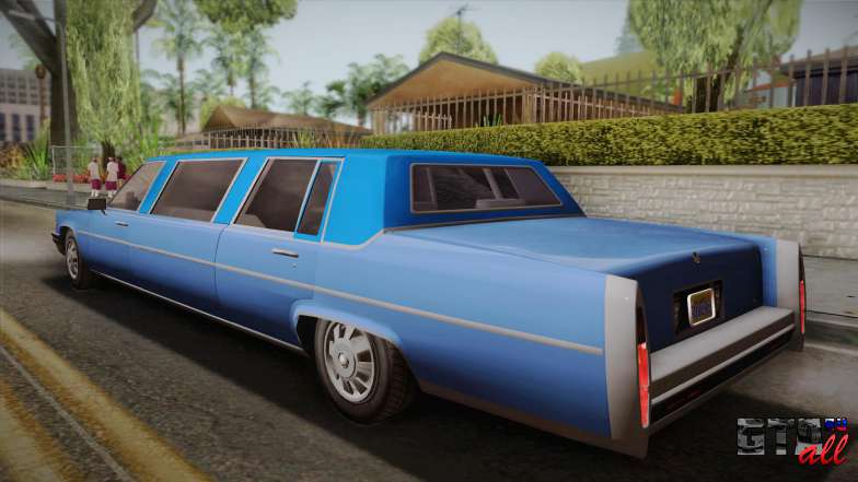 GTA 5 Albany Emperor Limo для GTA San Andreas вид сзади