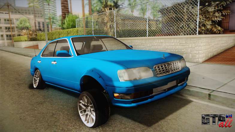 Nissan Cedric Drift для GTA San Andreas вид спереди