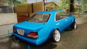 Nissan Cedric Drift для GTA San Andreas вид сзади