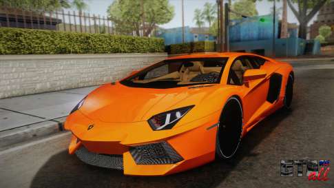 Lamborghini Aventador LP700-4 Stock для GTA San Andreas вид спереди