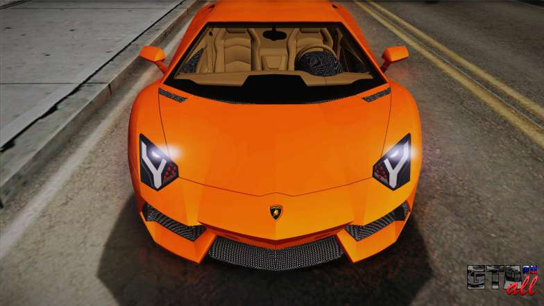 Lamborghini Aventador LP700-4 Stock для GTA San Andreas экстерьер