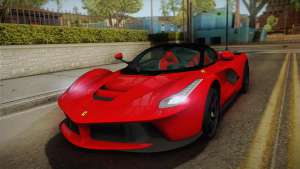 Ferrari LaFerrari для GTA San Andreas вид спереди