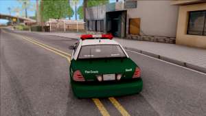 Ford Crown Victoria Flint County Sheriff 2010 для GTA San Andreas вид сзади