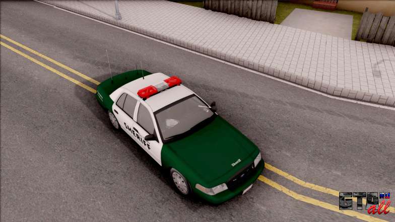 Ford Crown Victoria Flint County Sheriff 2010 для GTA San Andreas общий вид