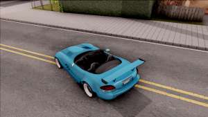 Dodge Viper SRT-10 Widebody 2003 для GTA San Andreas вид сверху