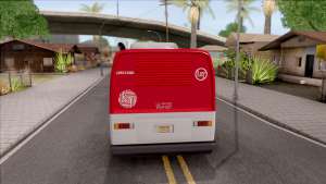 GTA V Brute Bus IVF для GTA San Andreas вид сзади