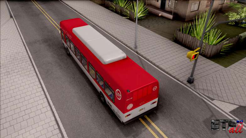 GTA V Brute Bus IVF для GTA San Andreas вид сверху