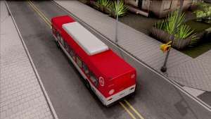 GTA V Brute Bus IVF для GTA San Andreas вид сверху