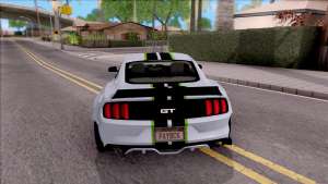 Ford Mustang 2015 Need For Speed Payback Edition для GTA San Andreas вид сзади