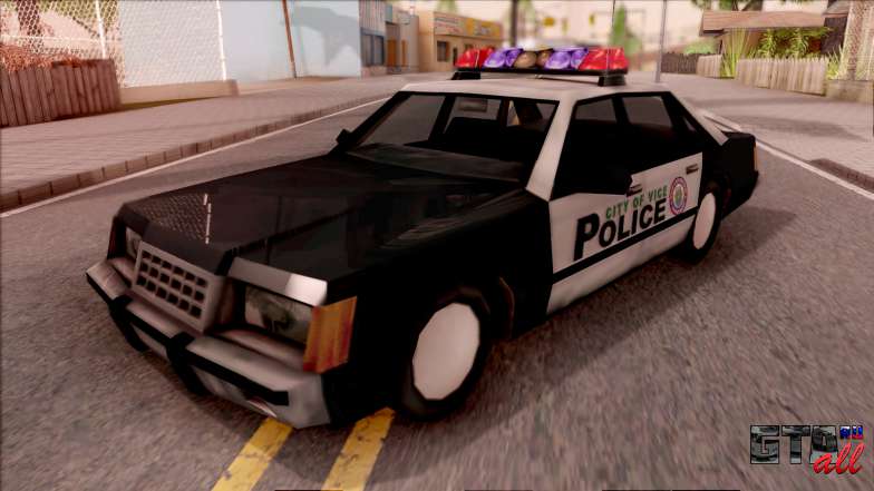 Vice City Police Car для GTA San Andreas вид спереди