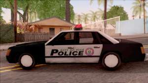 Vice City Police Car для GTA San Andreas вид сбоку