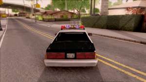 Vice City Police Car для GTA San Andreas вид сзади